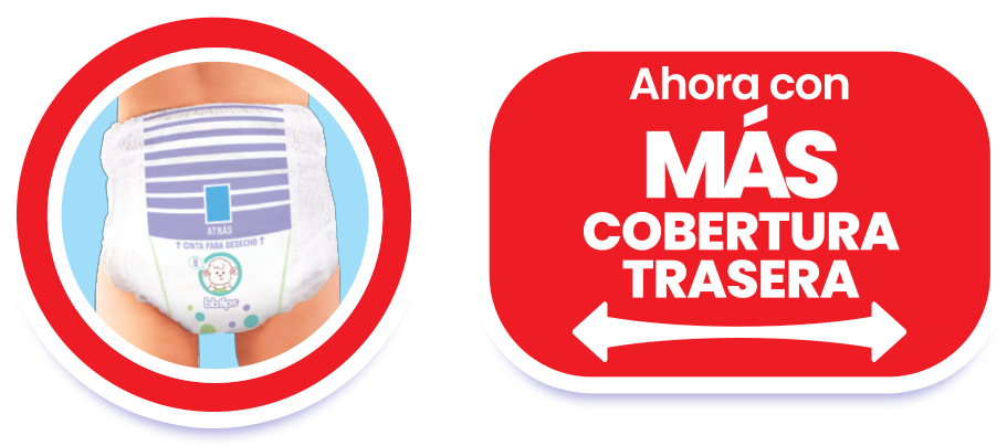 Cobertura trasera de bbtips babyup.